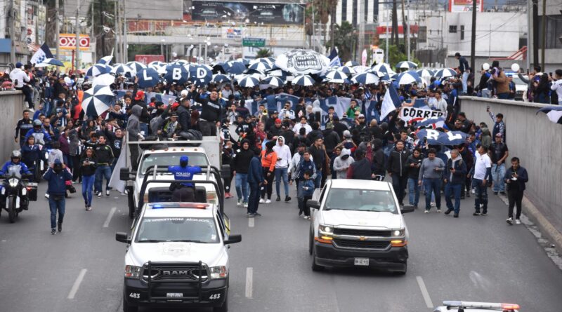 Resguardarán autoridades de Monterrey caravana de Rayados por Clásico 133
