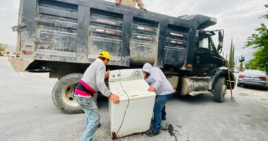 Recibe Santa Catarina 114 toneladas de cacharros, basura y desechos vegetales