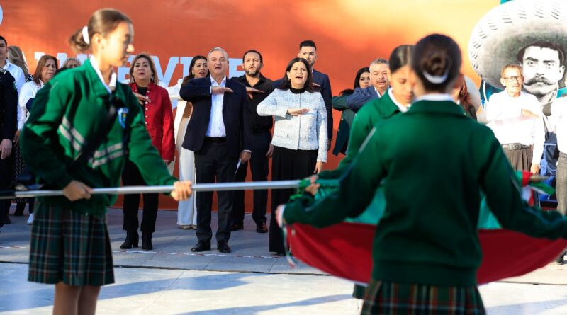 Celebran 114 Aniversario de la Revolución Mexicana en Guadalupe