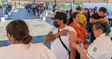 Alta afluencia en puestos de vacunación en Santa Catarina