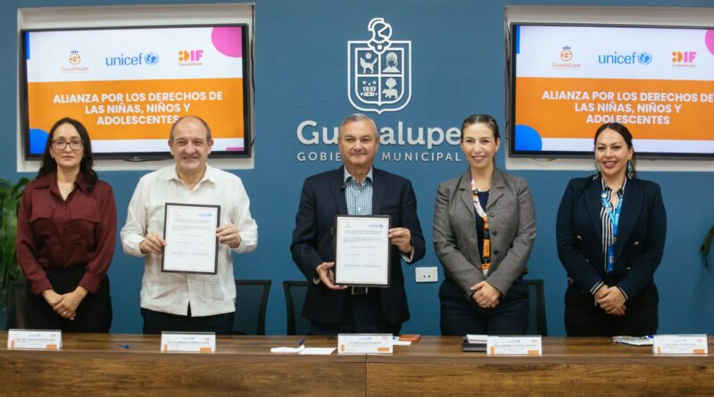 Refuerzan en Guadalupe protección a menores en conjunto con UNICEF