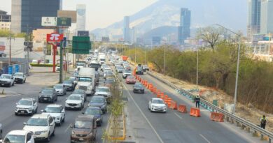 Mantendrán cerrado un tramo del carril exprés de Morones Prieto
