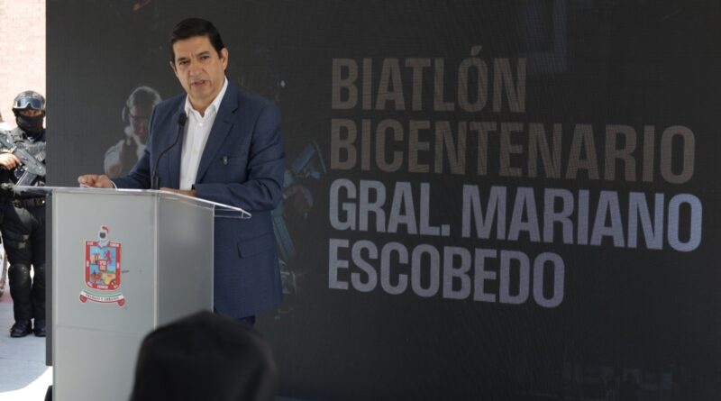 Realiza Escobedo primer Biatlón policial y premia a elementos destacados