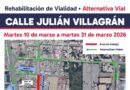 Implementarán circulación de doble sentido en tramo de Villagrán
