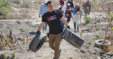 Retira “Todos Jalamos por García” más de 180 toneladas de basura del Río Pesquería
