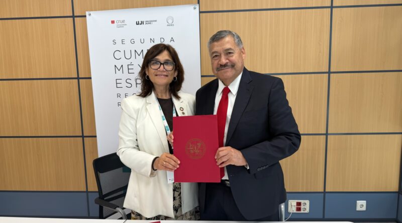 Participa Dr. Santos Guzmán en cumbre de rectores de México y España