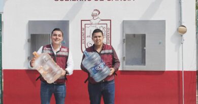 Instala Manuel Guerra Cavazos segundo punto de agua purificada gratuita