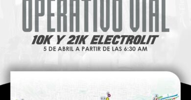 Aplicarán cierres viales por carreras 10 y 21K