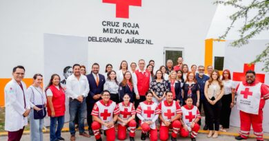 Después de 16 años, Mónica Oyervides instala base de Cruz Roja en Juárez
