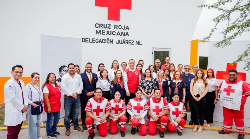 Después de 16 años, Mónica Oyervides instala base de Cruz Roja en Juárez