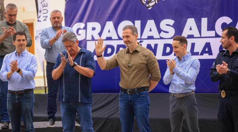 Entrega Adrián 10 vehículos para seguridad en tres municipios de zona citrícola