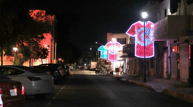 Ilumina Guadalupe calles con playeras mundialistas