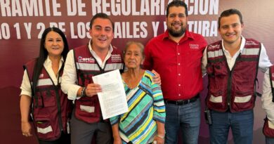 Avanza García en regularización en ejidos El Fraile y La Aventura