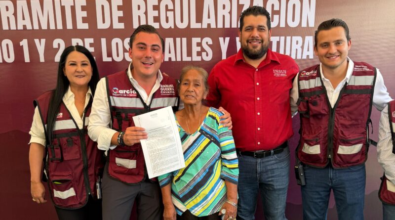 Avanza García en regularización en ejidos El Fraile y La Aventura
