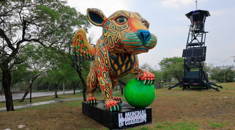“Alebrijes Mundialistas” adornan calles de Guadalupe
