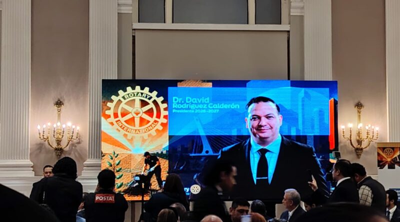 Asume David Rodríguez presidencia del Rotary Club Monterrey Obispado