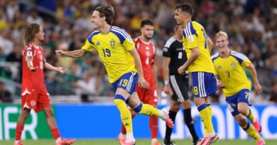 ¡Suecia golea 5-1 a Túnez!