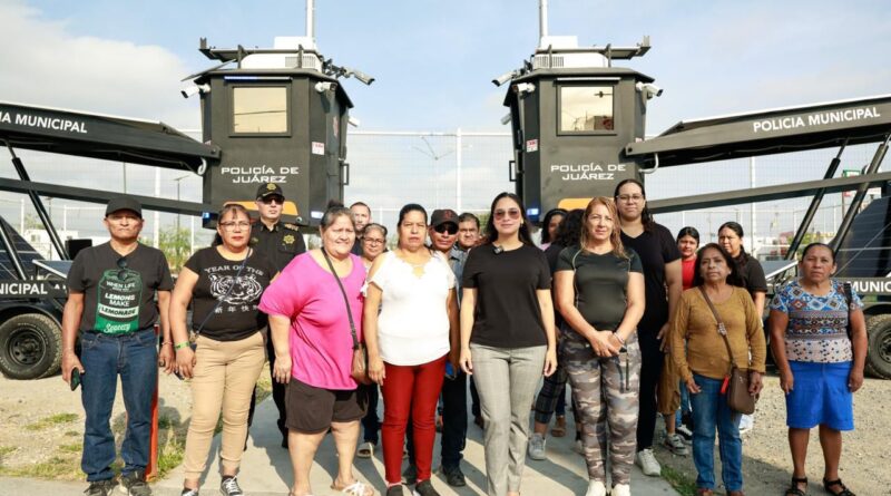 Fortalece Juárez su red de videovigilancia con dos nuevas torres móviles