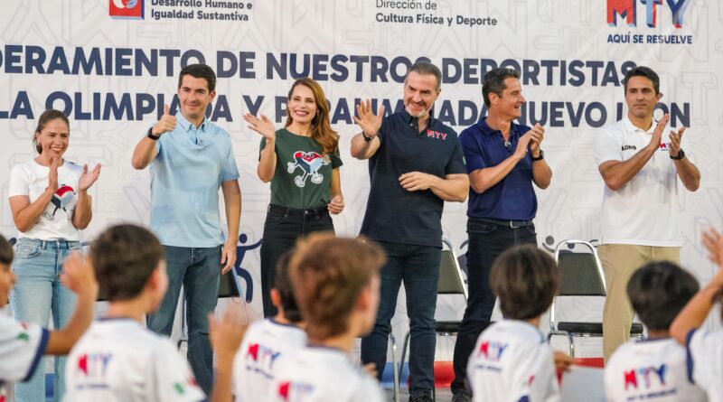 Abandera Monterrey delegación rumbo a Olimpiada y Paralimpiada NL 2026