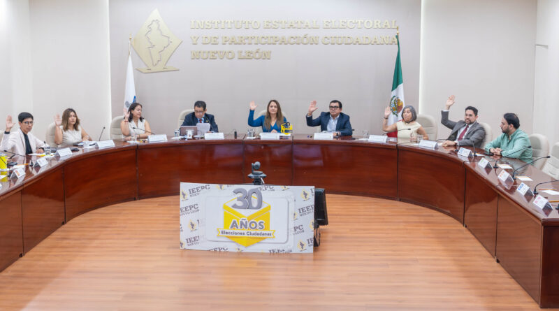 Informa IEEPCNL actividades en sesión ordinaria del mes
