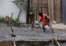 Rehabilita Guadalupe calles de Rincón de la Sierra con concreto hidráulico