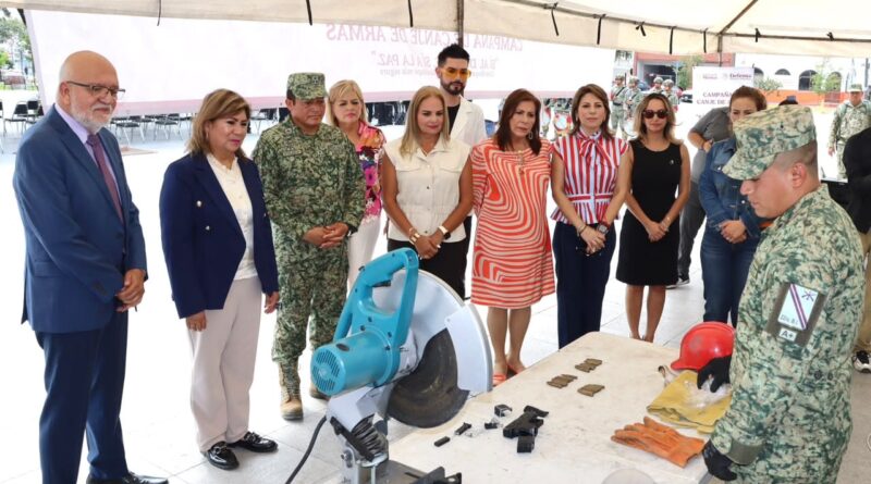 Colabora Guadalupe en Campaña de canje de armas