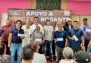 Entrega Santa Catarina apoyos económicos a comerciantes afectados por lluvias