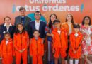 Arrancan Mónica Oyervides y Félix Arratia entrega de uniformes