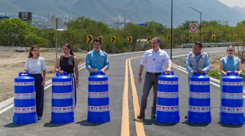 Entrega Monterrey segunda parte de obras del Circuito Vial Huajuco