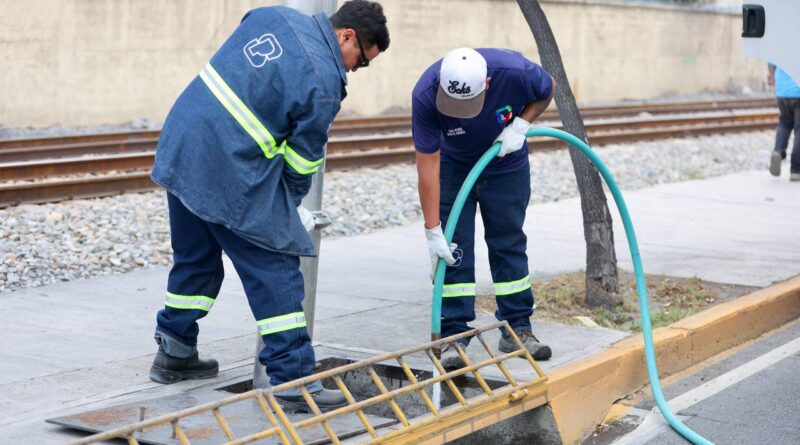 Refuerza San Pedro limpieza y desazolve de pluviales ante lluvias