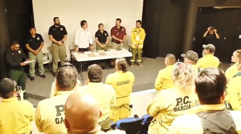 Fortalece García preparación de sus cuerpos de emergencia con certificación L-280