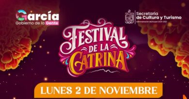 García se prepara para Festival de la Catrina